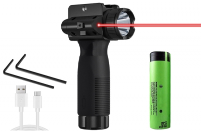 2HY04 Rechargeable 2000 Lumens &Red Laser Com...