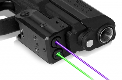 XYH06 战术绿紫双激光瞄准器