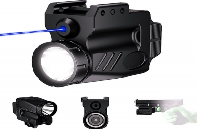 2HY01-B 600 Lumen Flashlight&Blue Laser Sigh...